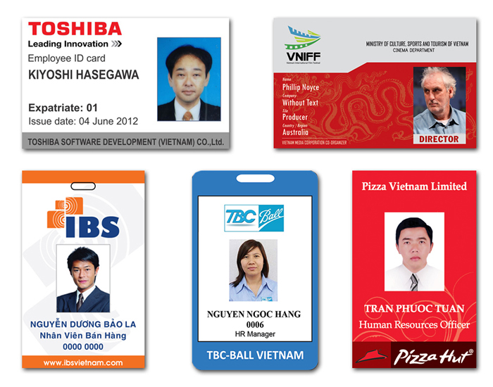 Thiết kế thẻ nhân viên chuyên nghiệp theo yêu cầu