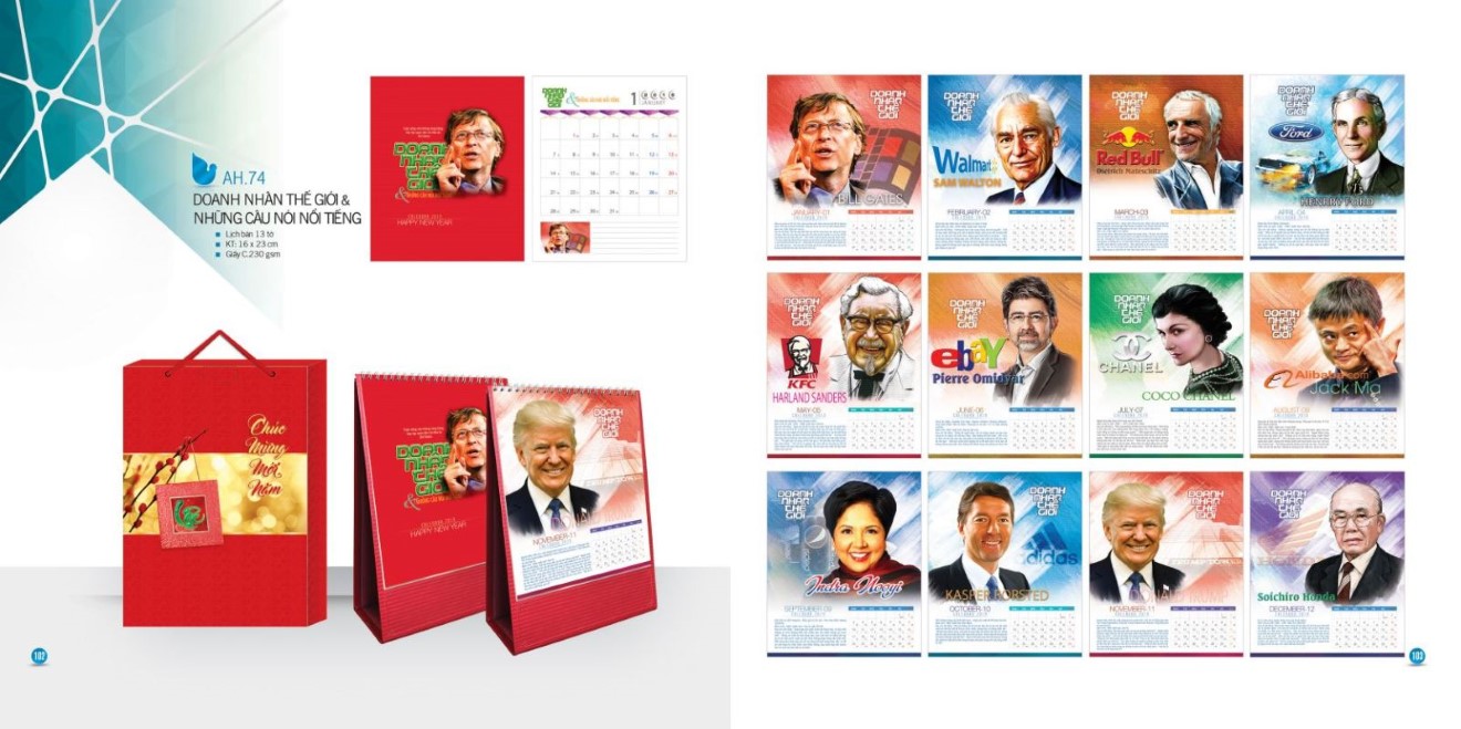 thiết kế lịch tết 2023 theo yêu cầu