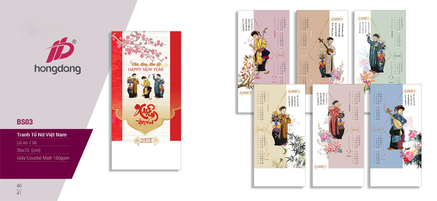giá in lịch tết 2018