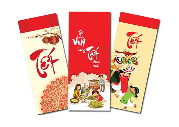 Các loại giấy làm bao lì xì phổ biến