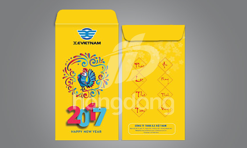 Dịch vụ in bao lì xì 2018 giá rẻ