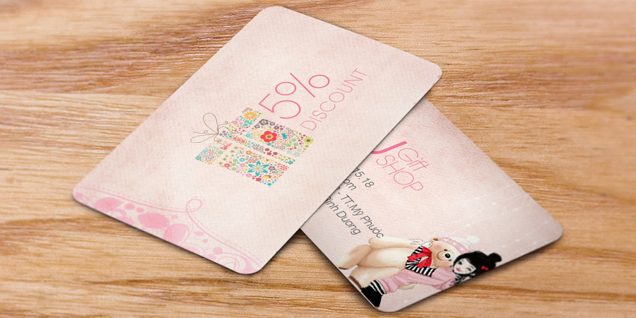 in thẻ nhựa giảm giá