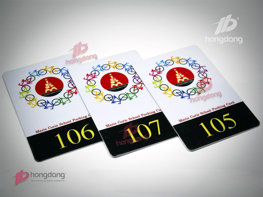 in vé xe gắn chip cảm ứng