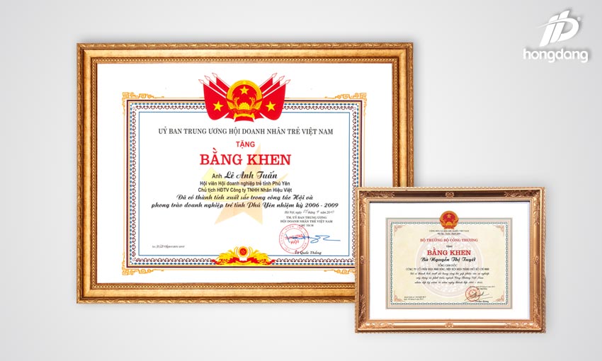 mẫu giấy khen đẹp nhất 