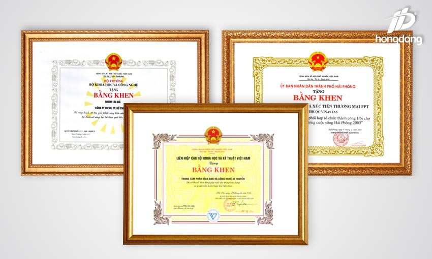Mẫu in giấy khen đẹp