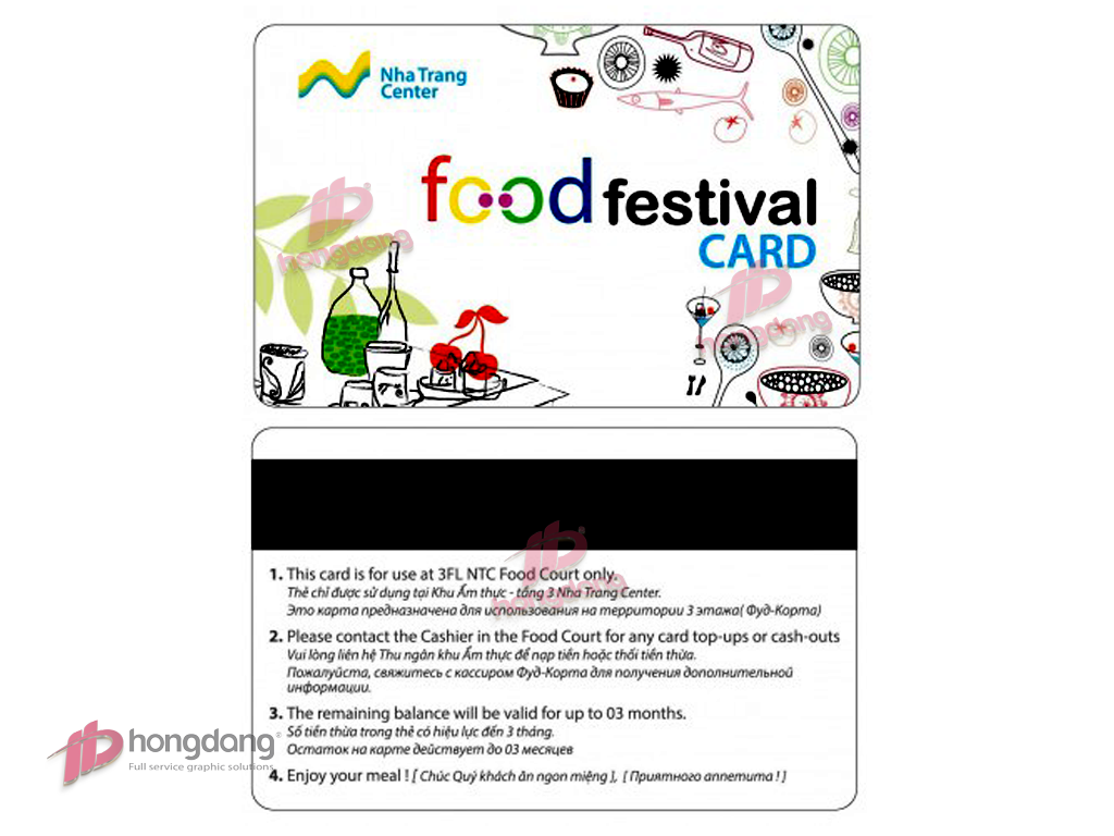 Mẫu thiết kế thẻ membership card 03