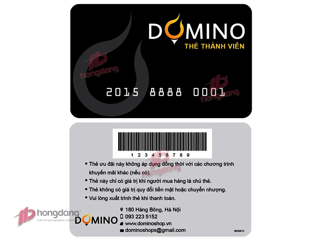 Mẫu thiết kế thẻ membership card 04