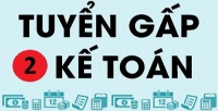 Hình ảnh cho bài viết Tuyển gấp 2 nhân viên kế toán tổng hợp