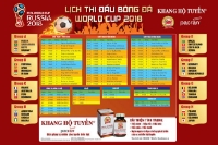 Hình ảnh cho bài viết In Lịch Thi Đấu World Cup 2018