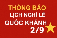 Hình ảnh cho bài viết Thông Báo Lịch Nghỉ Lễ Quốc Khánh 2/9/2025