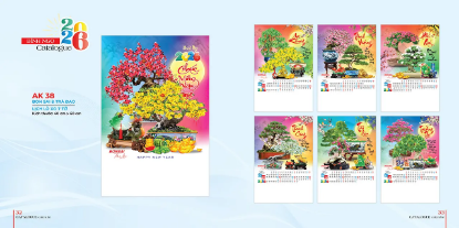 Hiển thị chi tiết cho In lịch lò xo 7 tờ Hình ảnh của In lịch lò xo 7 tờ