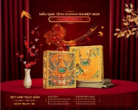 Hình ảnh cho bài viết Mẫu vỏ hộp quà Tết 2026 đẹp – Sang trọng – In hộp quà Tết theo yêu cầu