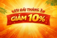 Hình ảnh cho bài viết Ưu Đãi Tháng 3 – Giảm 10% Cho Khách Hàng Đặt In Lần Đầu