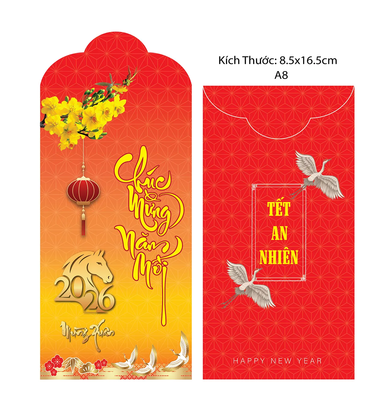 Xưởng in bao lì xì chuyên nghiệp, giao hàng toàn quốc