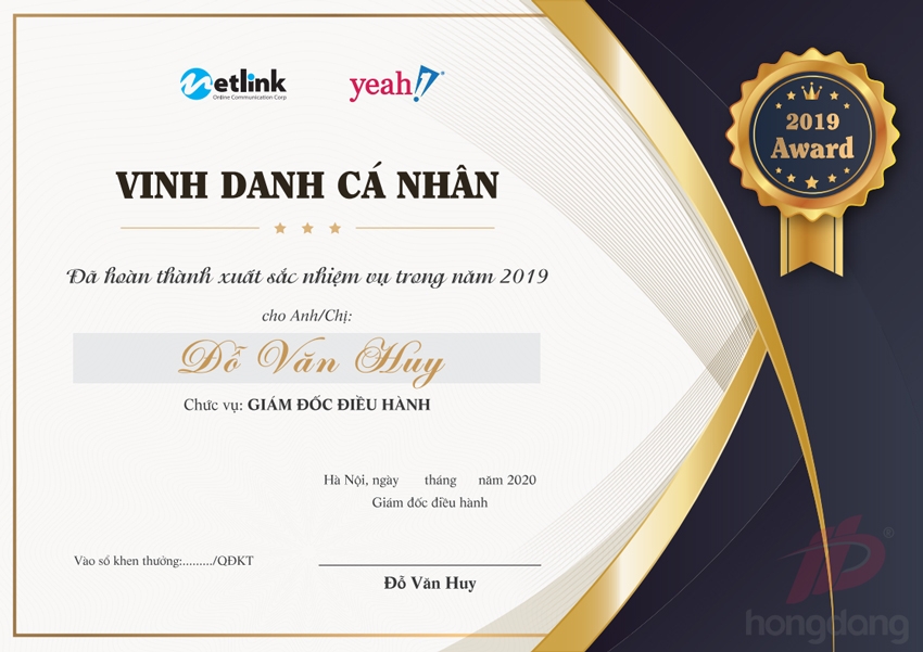 Mẫu giấy khen, bằng khen in offset chất lượng cao