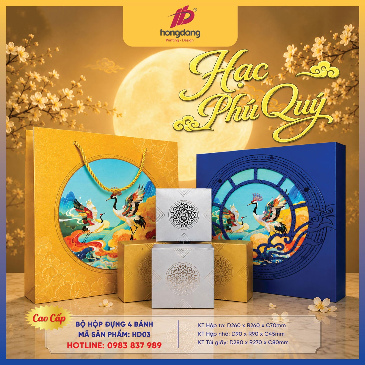 mẫu hộp bánh trung thu cao cấp